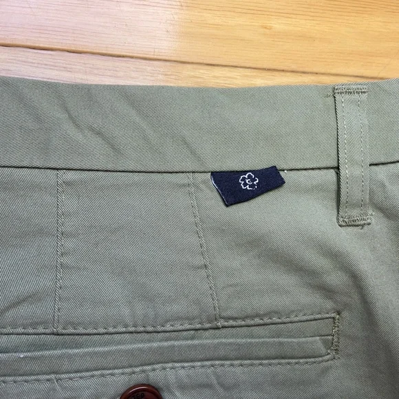 Ted Baker London Ashfrd Chino Shorts Sz 36 Pale Green Preppy Golf - Picture 9 of 9